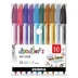 ZSELÉSTOLL készlet 10 ZEBRA &quot;Doodler'z Glitter&quot; 0,33