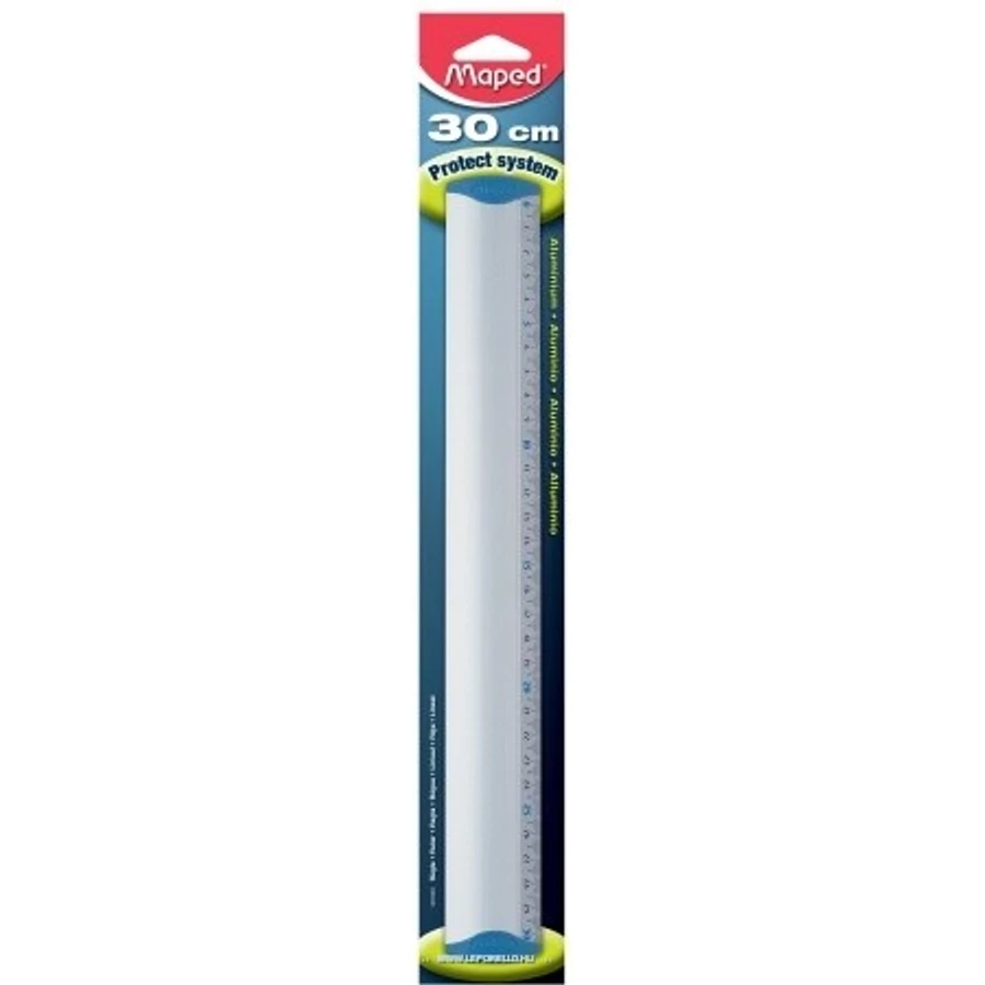VONALZÓ fém egyenes 30cm MAPED  aluminium