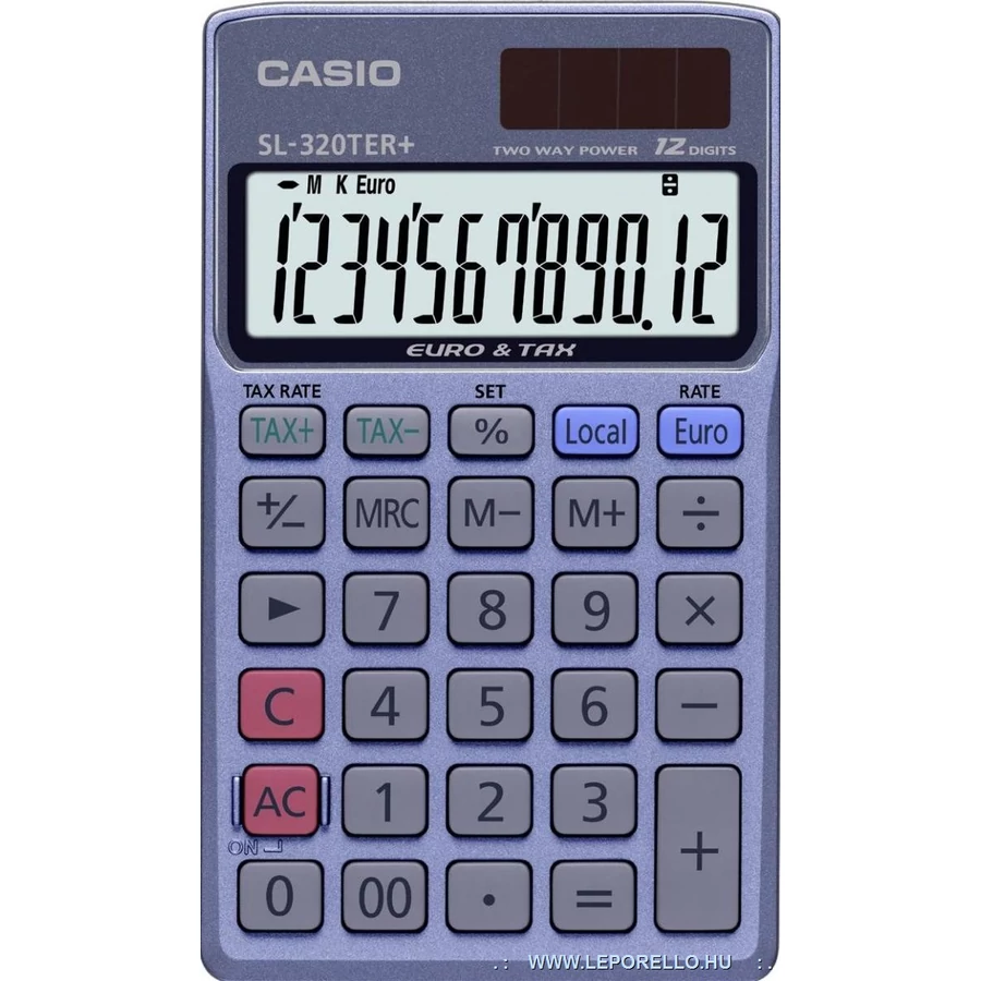 SZÁMOLÓGÉP CASIO asztali  SL-320 TER+