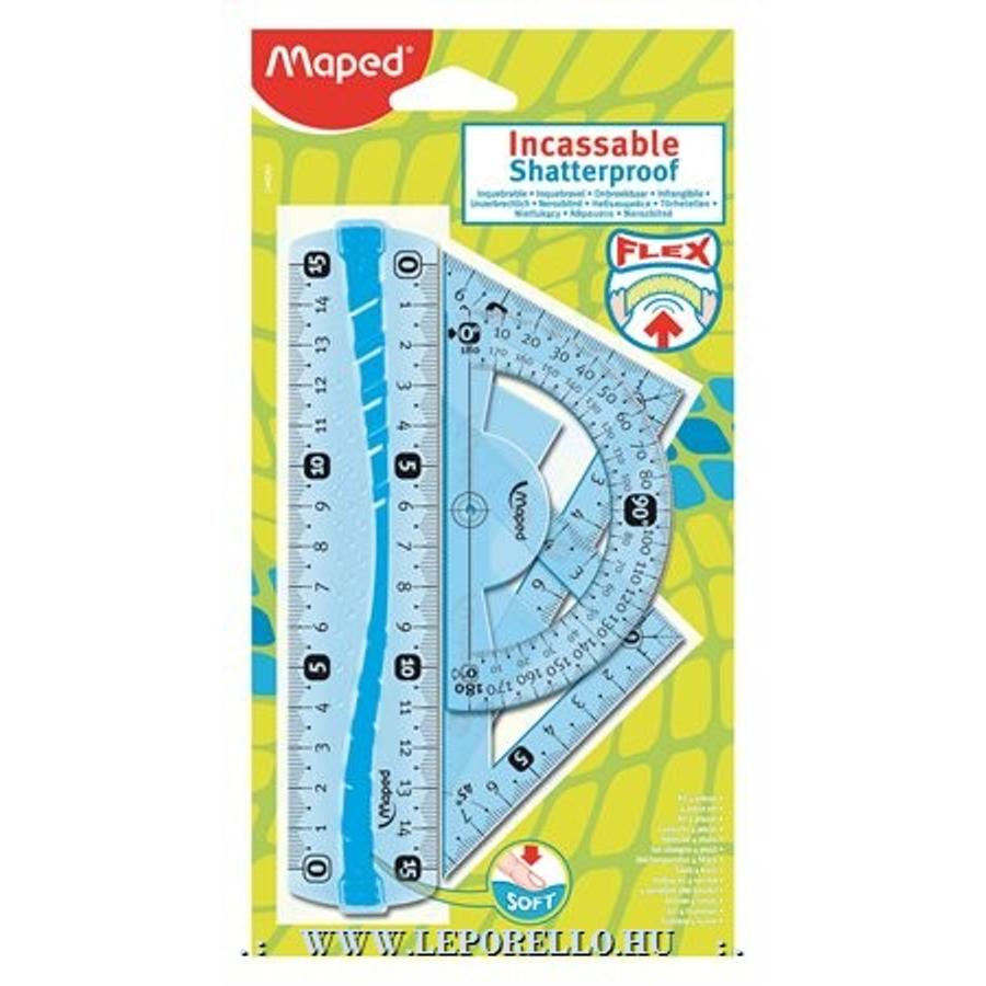 VONALZÓ készlet 4db MAPED Flex mini hajlitható