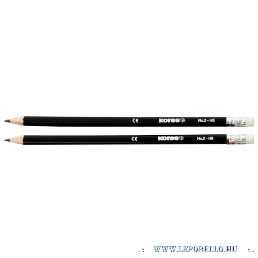 GRAFIT KORES radíros HB háromszögletű fekete testű*