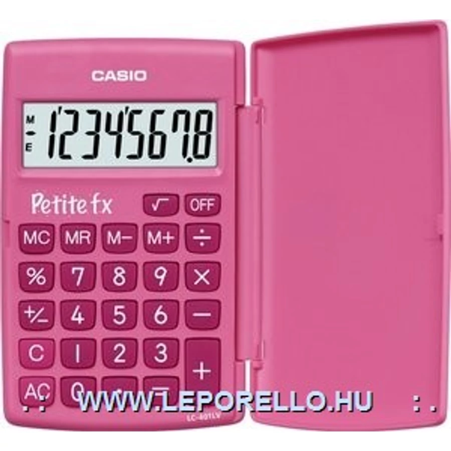 *03137 SZÁMOLÓGÉP CASIO zseb LC-401LV-PK-S  Pink