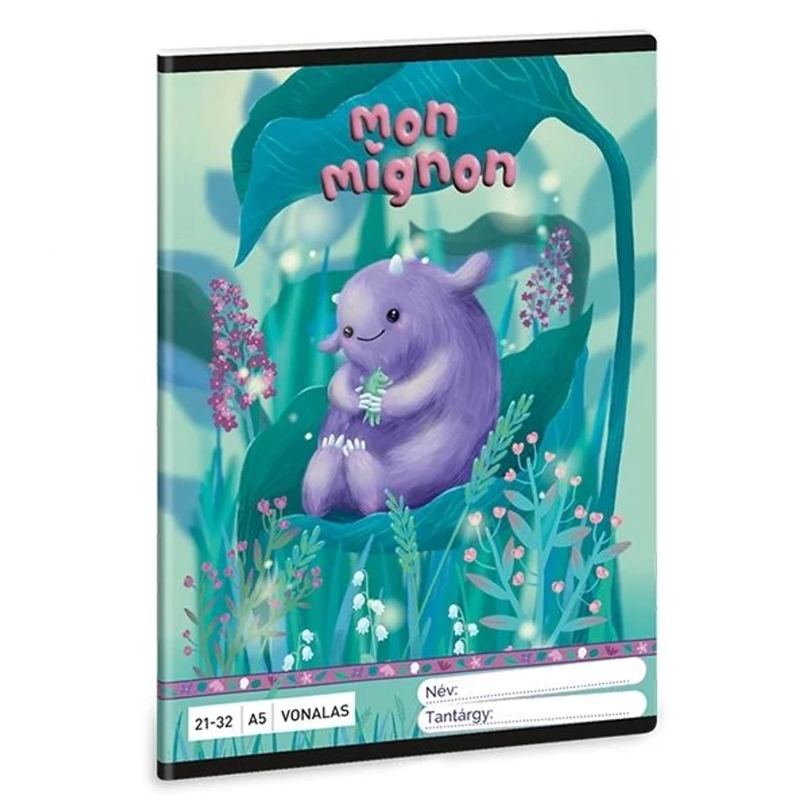 *06597 FÜZET A5 ARS UNA vonalas 21-32 vegyes minta