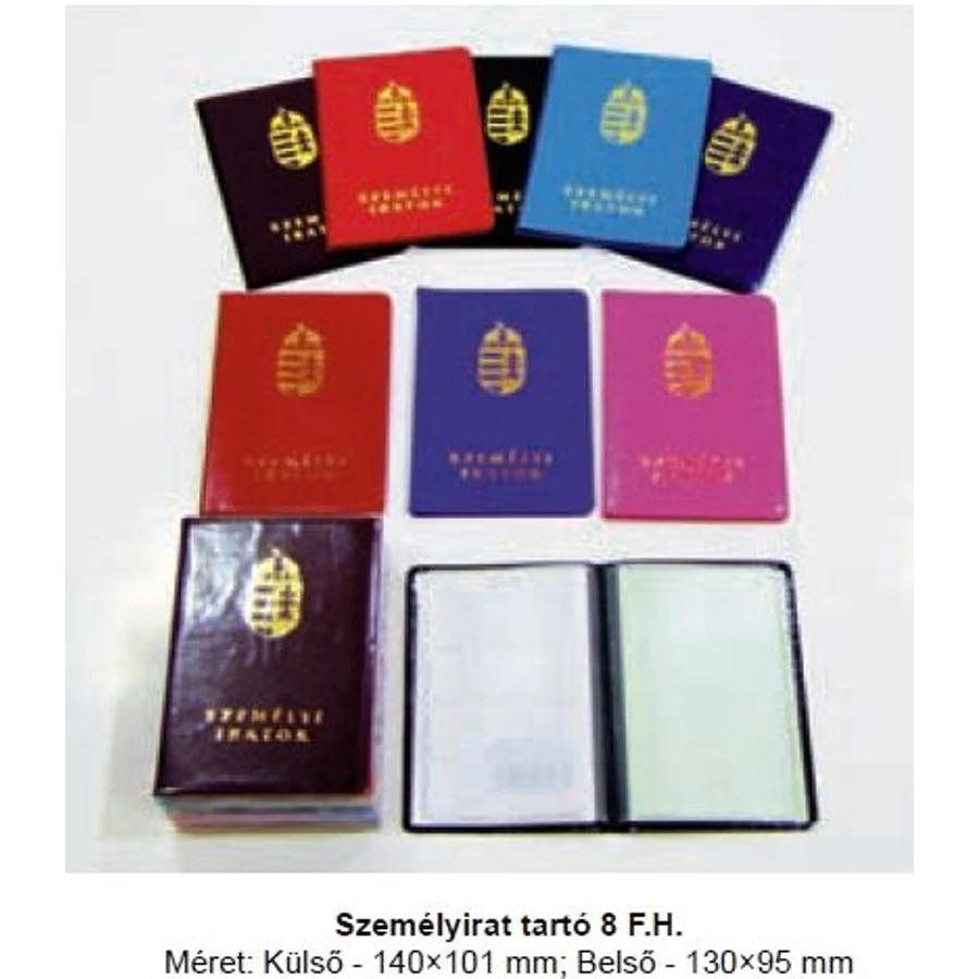 *10418 IGAZOLVÁNYTARTÓ metál , személyihez 8férő helyes