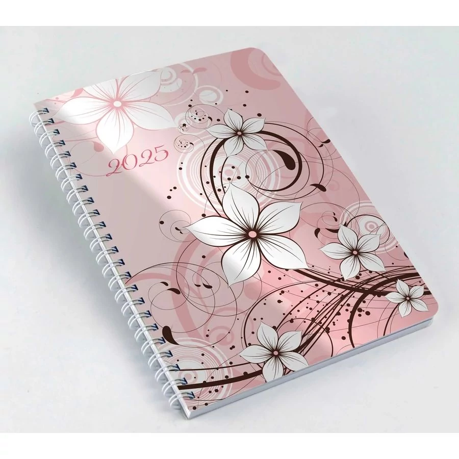 *11583 ZSEBNAPTÁR 2025 heti álló Realsystem-8311 SP1 spirál A5