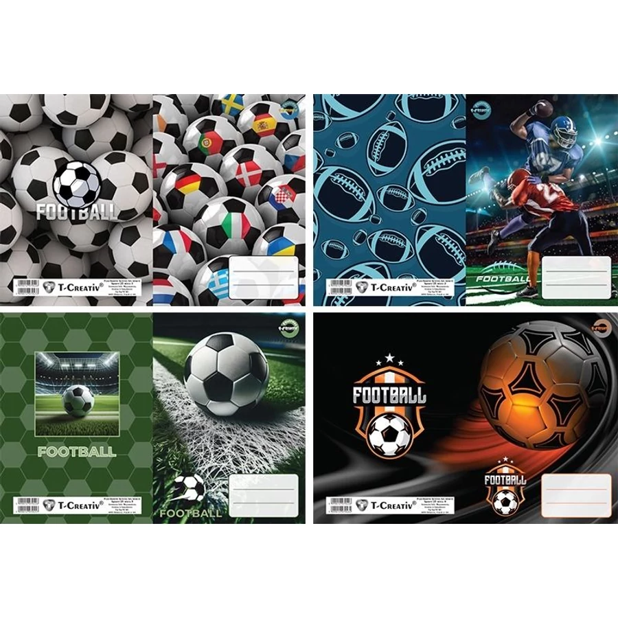 *13019 FÜZETBORITÓ A5 T-Crea mintás