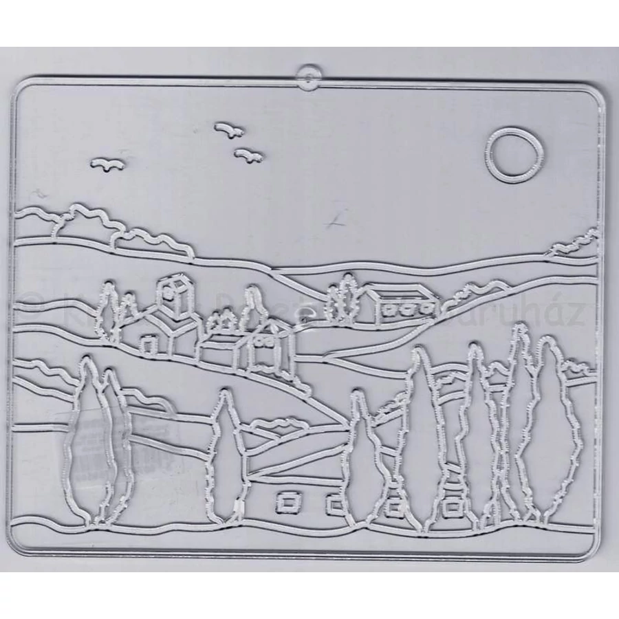 *14435 SZINKÉPVARÁZS forma nagy üvegmatrica festékhez  126