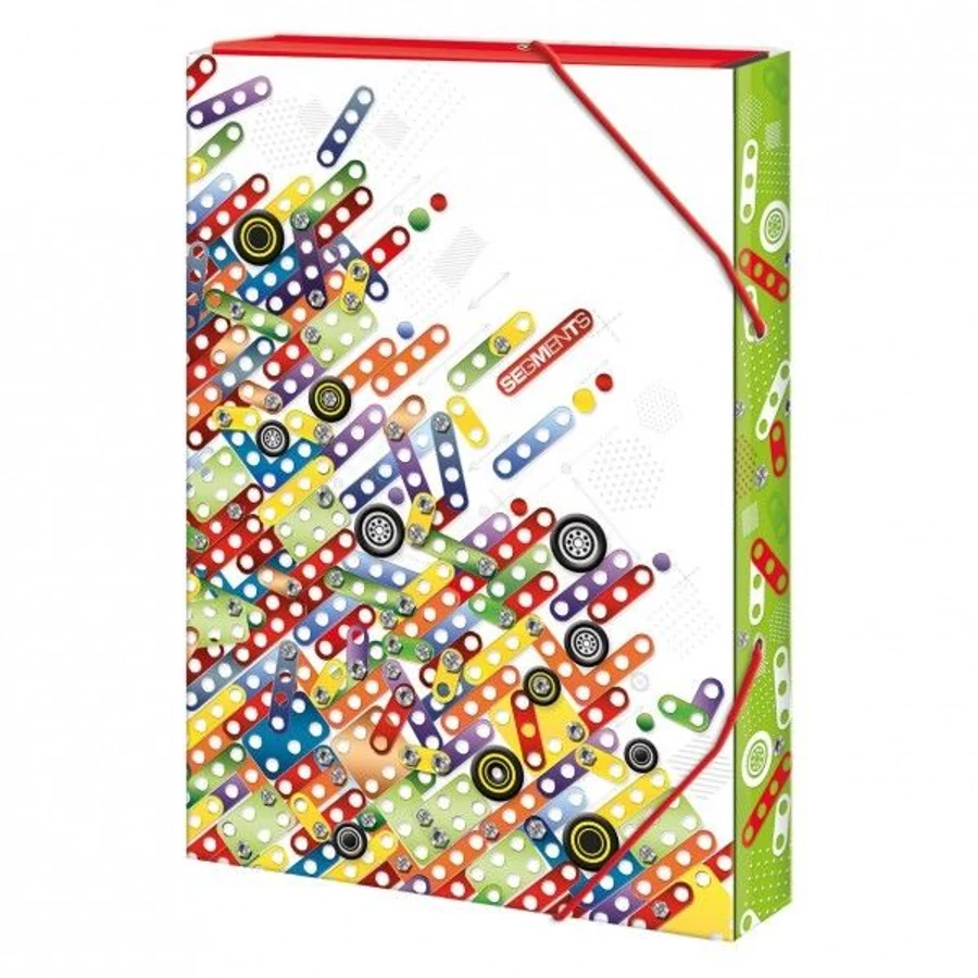 *14651 FÜZETBOX A4 ARGUS  Yoga Girl/Segments  1231-03..