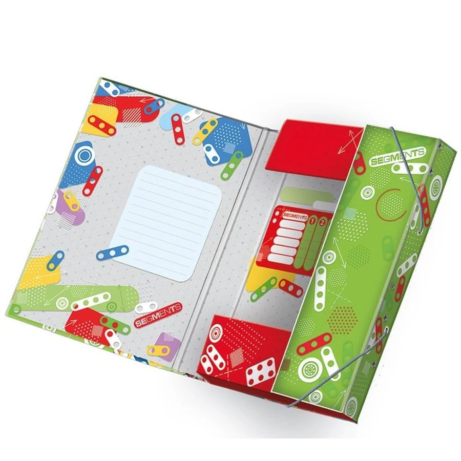 *14651 FÜZETBOX A4 ARGUS  Yoga Girl/Segments  1231-03..