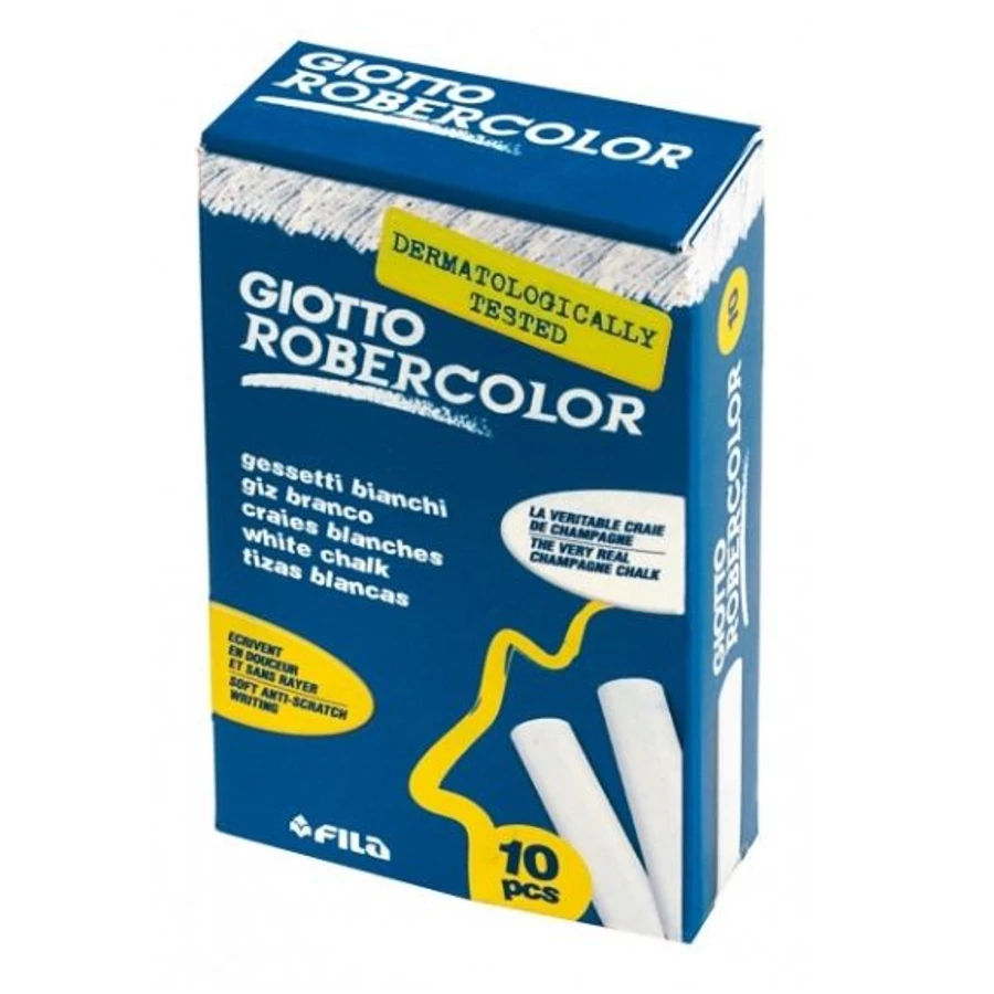 *16299 TÁBLAKRÉTA fehér  10 GIOTTO Robercolor kerek pormentes 538700