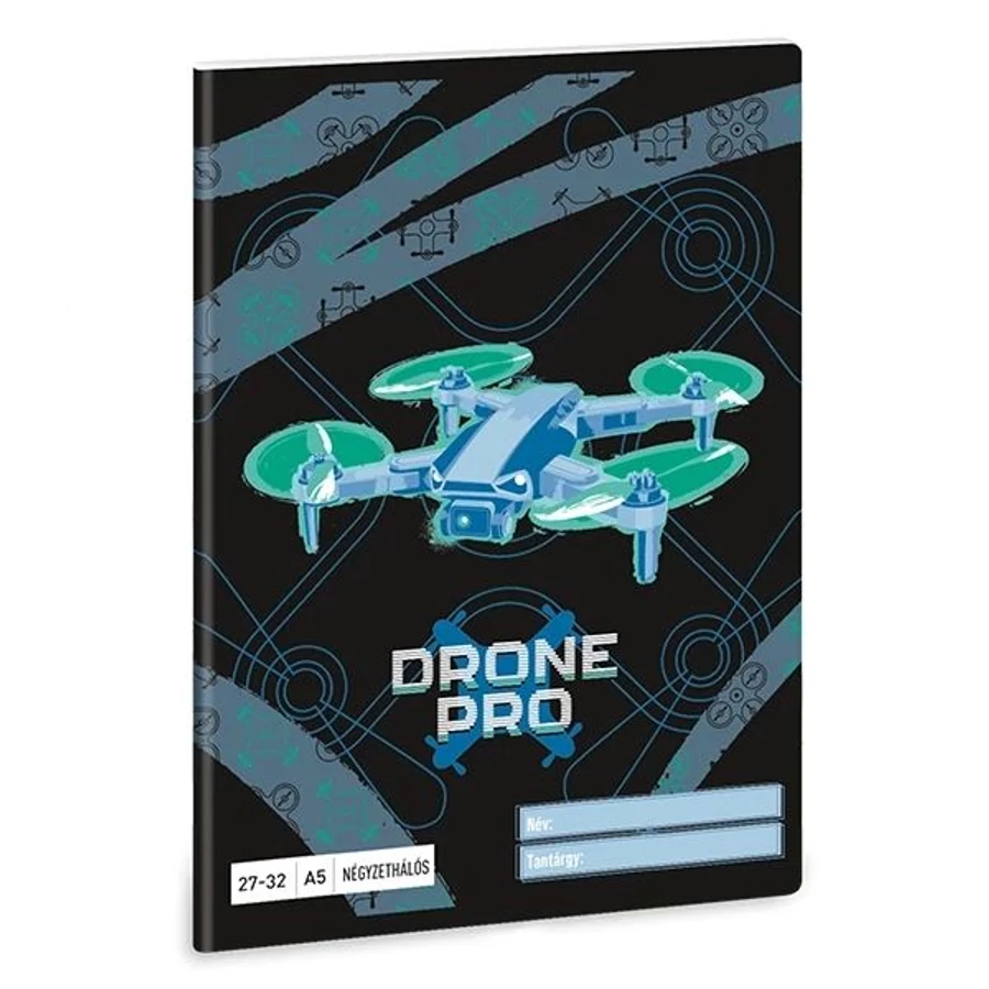 *18351 FÜZET A5 ARS UNA kockás  27-32 vegyes minta