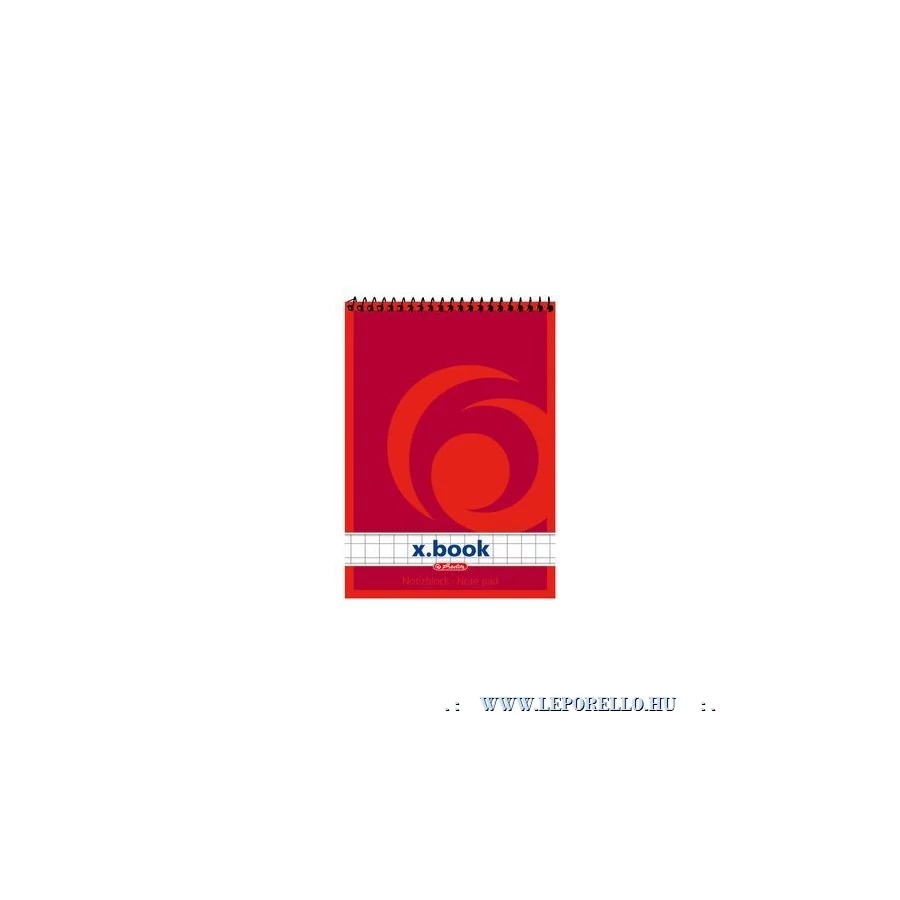 *18968 NOTESZ spirál A7 HERLITZ 50lap x.book =,#