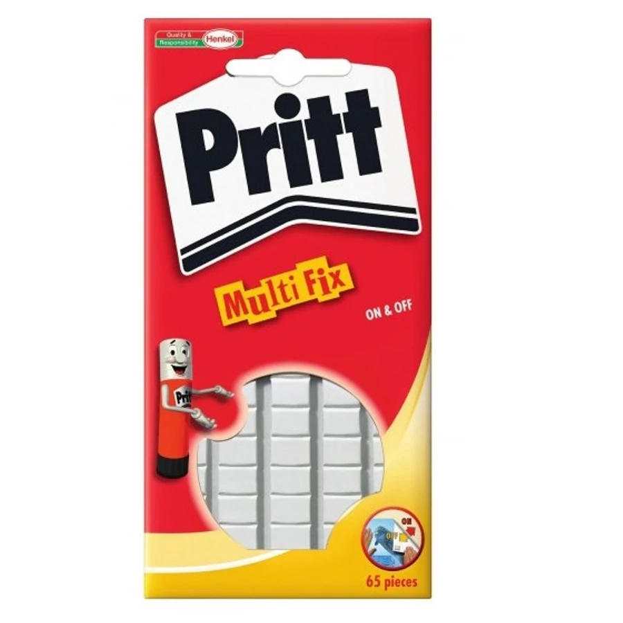 *19763 RAGASZTÓ gyurma PRITT FIX  65db kis kocka 35gr.