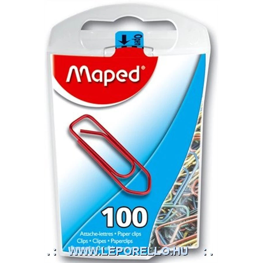 *20638 GÉMKAPOCS 25mm színes MAPED 100db