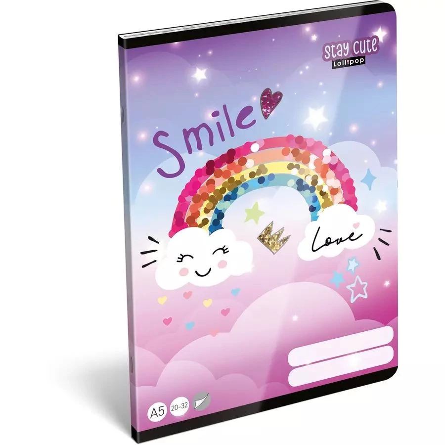 FÜZET A5 LIZZY sima 20-32 Lollipop (Stay Cute, 24147164)