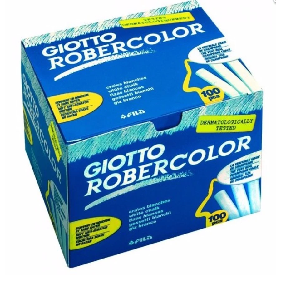 *22819 TÁBLAKRÉTA fehér 100 GIOTTO Robercolor kerek pormentes 538800