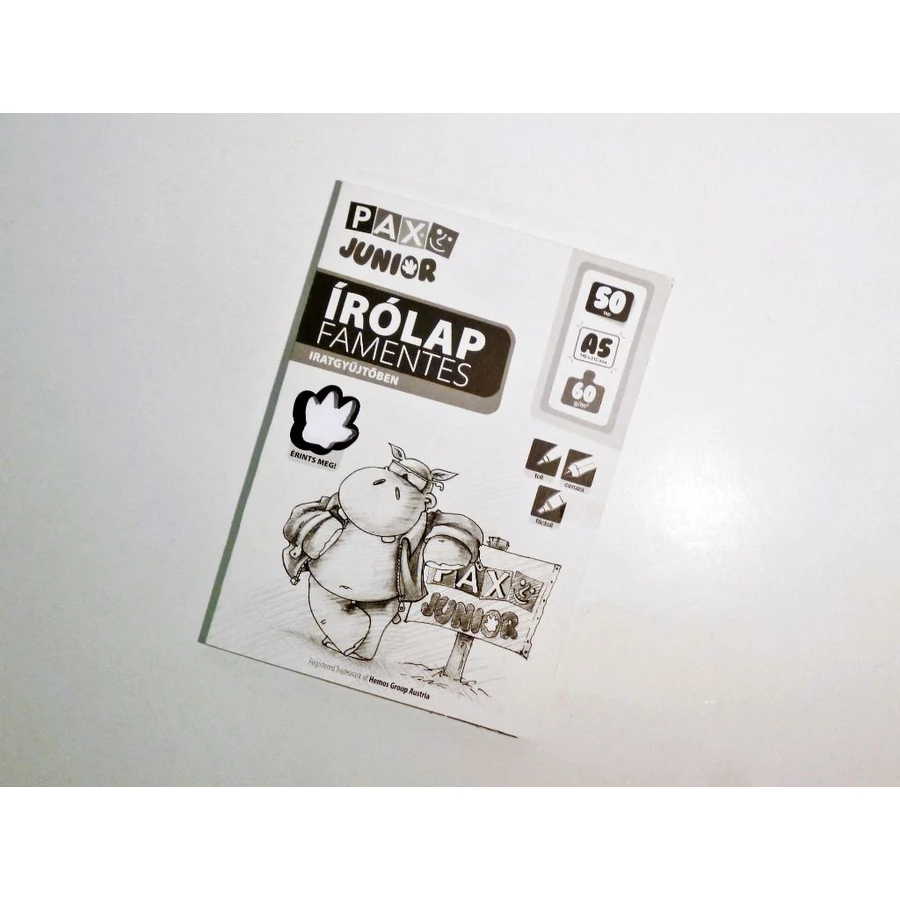 *24665 IRÓLAP 10-50 famentes PAX Junior 50iv 60g