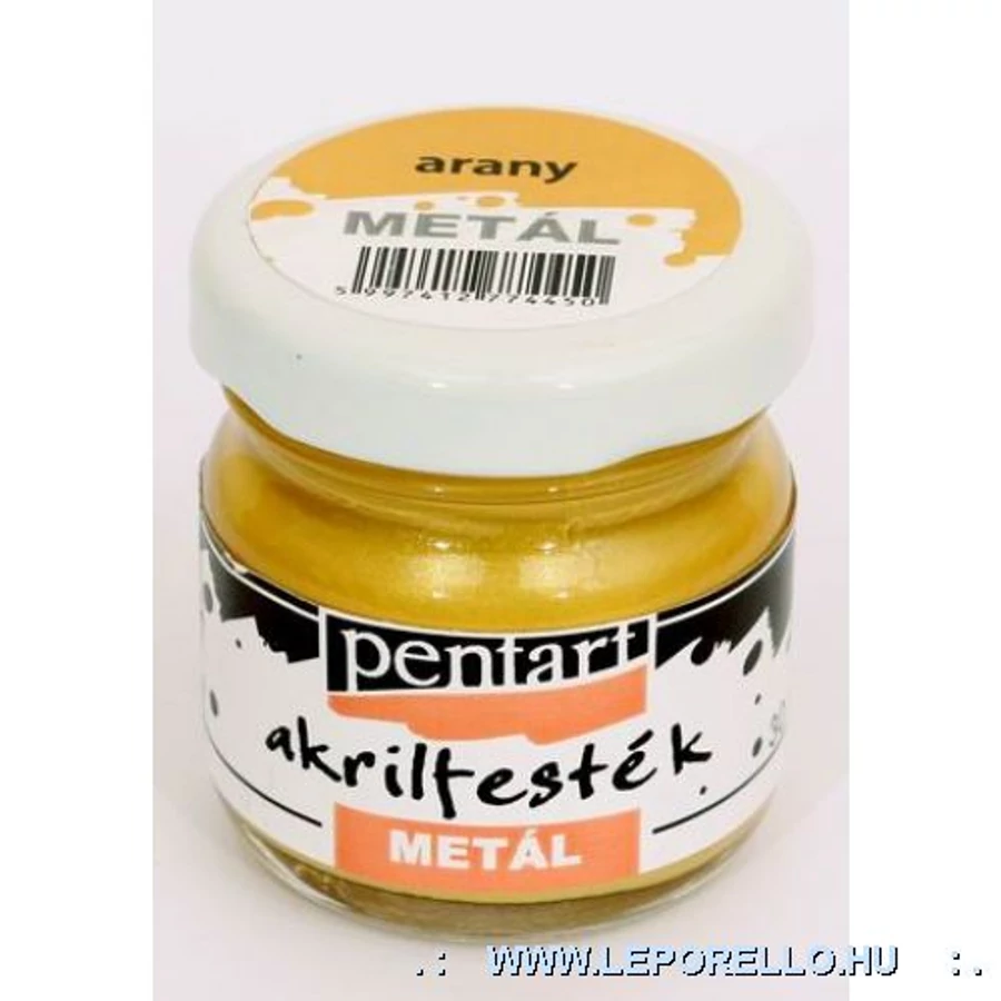 ACRYLFESTÉK 50ml metál Pentart (arany , 2220/007405)