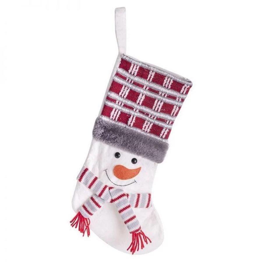 *25121 MIKULÁS ajándékzokni hóemberes