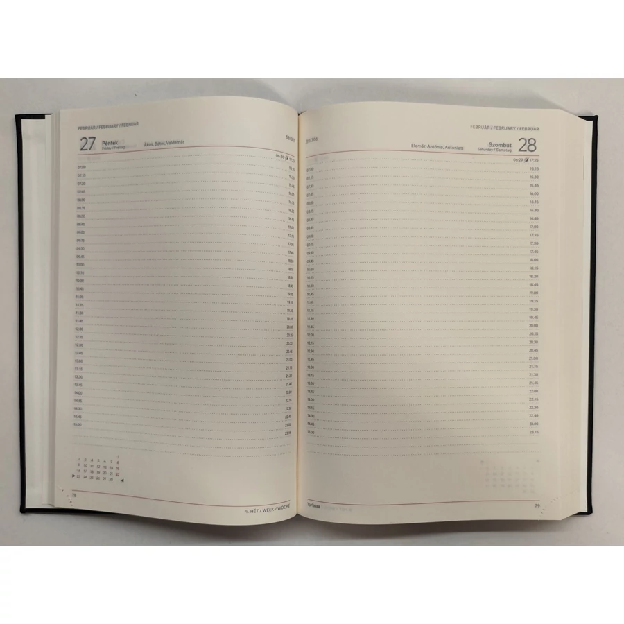 *25420 HATÁRIDŐNAPLÓ 2026 B5 napi TOPTIMER 