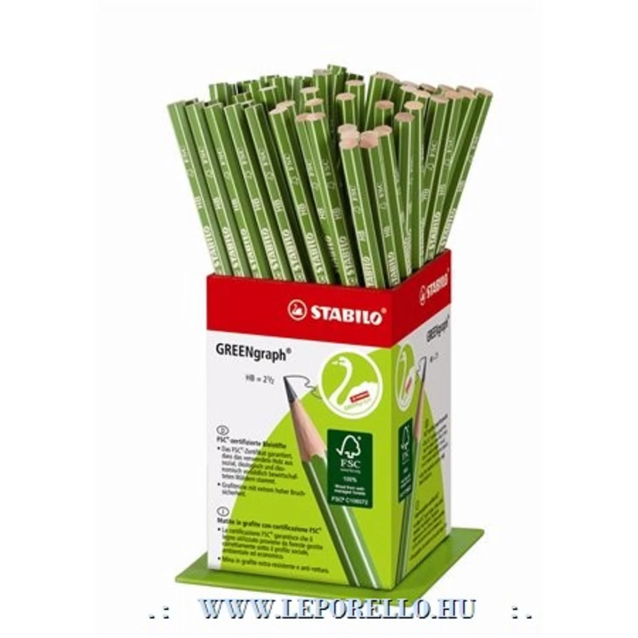 *27174 GRAFIT STABILO Green Graph HB 6003