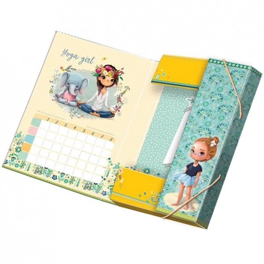 *29691 FÜZETBOX A4 ARGUS vegyes minta -1231-1232-..