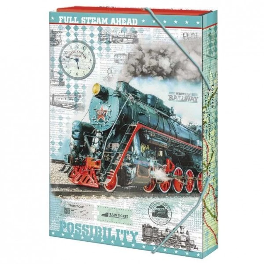 *29691 FÜZETBOX A4 ARGUS vegyes minta -1231-1232-..