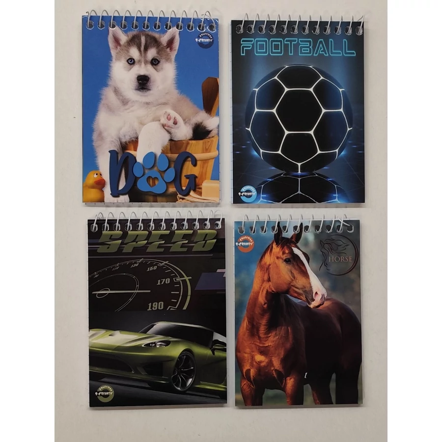 *29700 NOTESZ spirál A7 T-CREATIV 50lap #= mintás