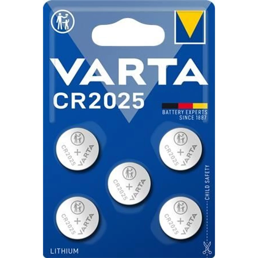 *30039 GOMBELEM  VARTA CR2025  3V 5db/cs.