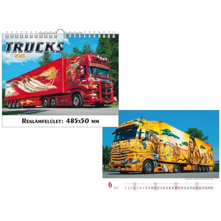 *30064 FALINAPTÁR 2023  Truck SG  48,5*34cm