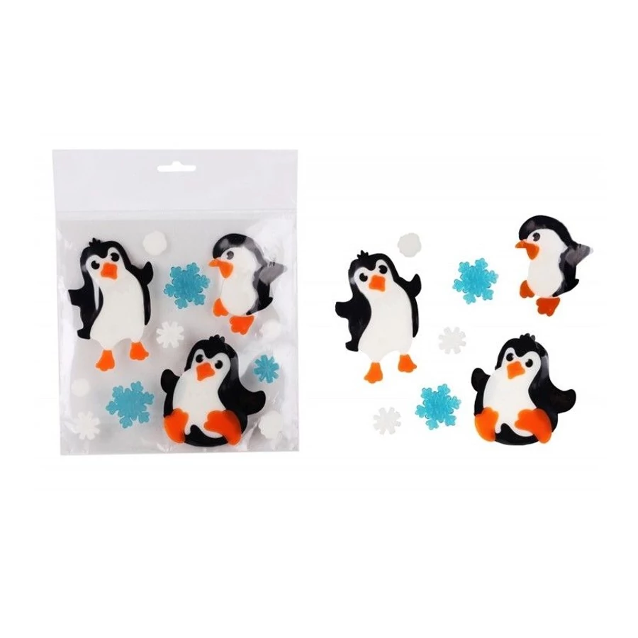 *30174 ABLAKMATRICA zselés télapó, karifa, rénszarvas