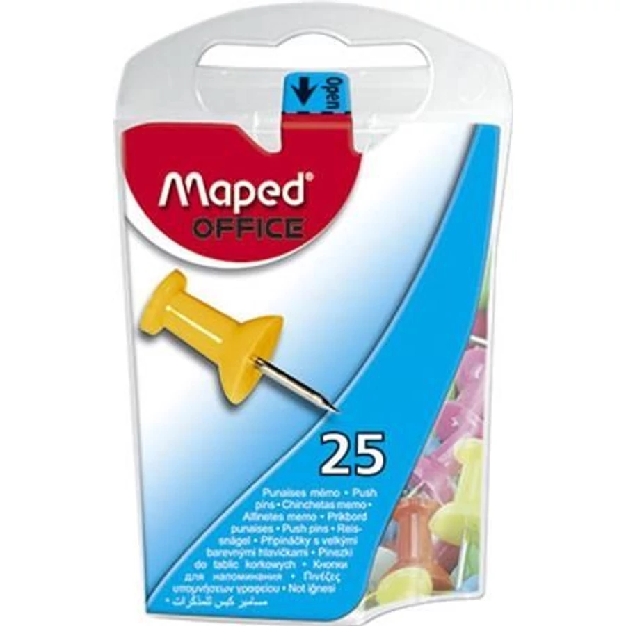KITÜZÖSZEG térképtű színes 10mm 25db/dob MAPED