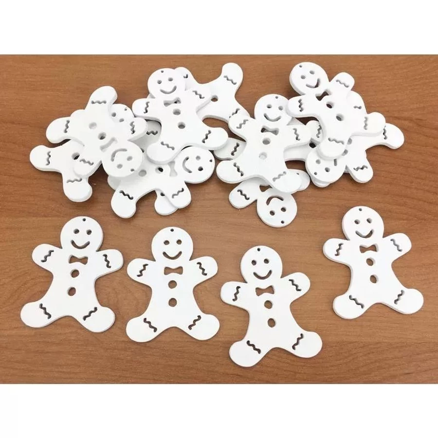 *31103 KAR. DEKOR fa mézi fehér áttört 5cm