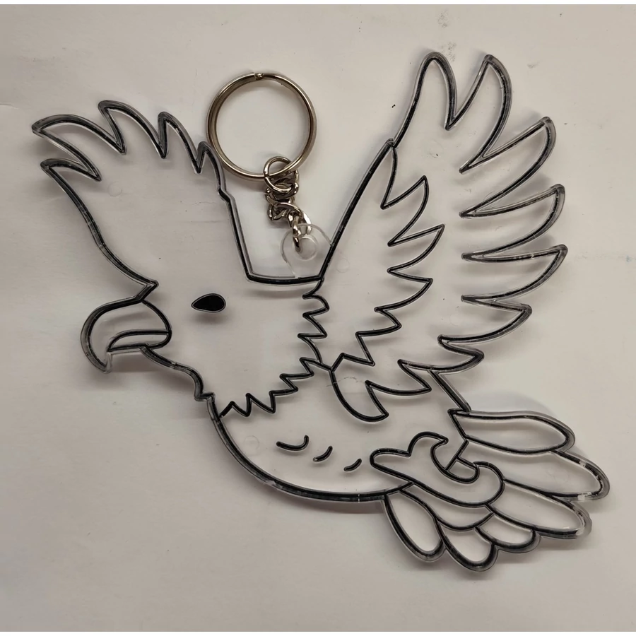 SZÍNKÉPVARÁZS forma nagy fekete konturral sas