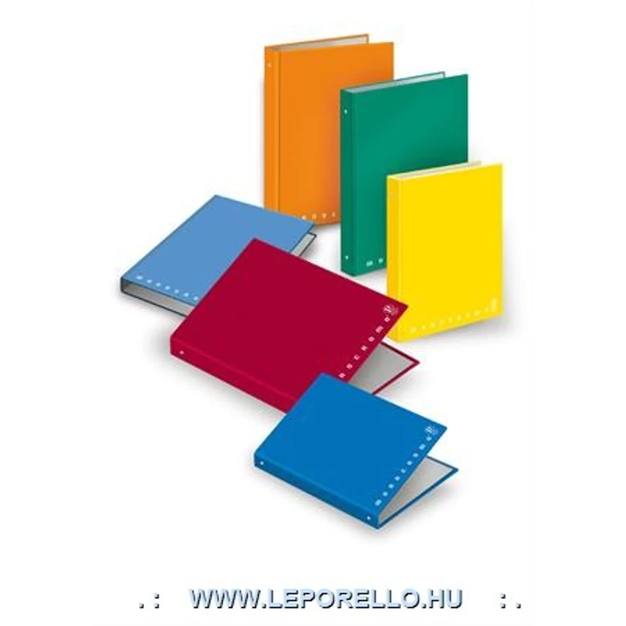 *31923 GYŰRŰSKÖNYV A5 PIGNA 4ring Monocromo