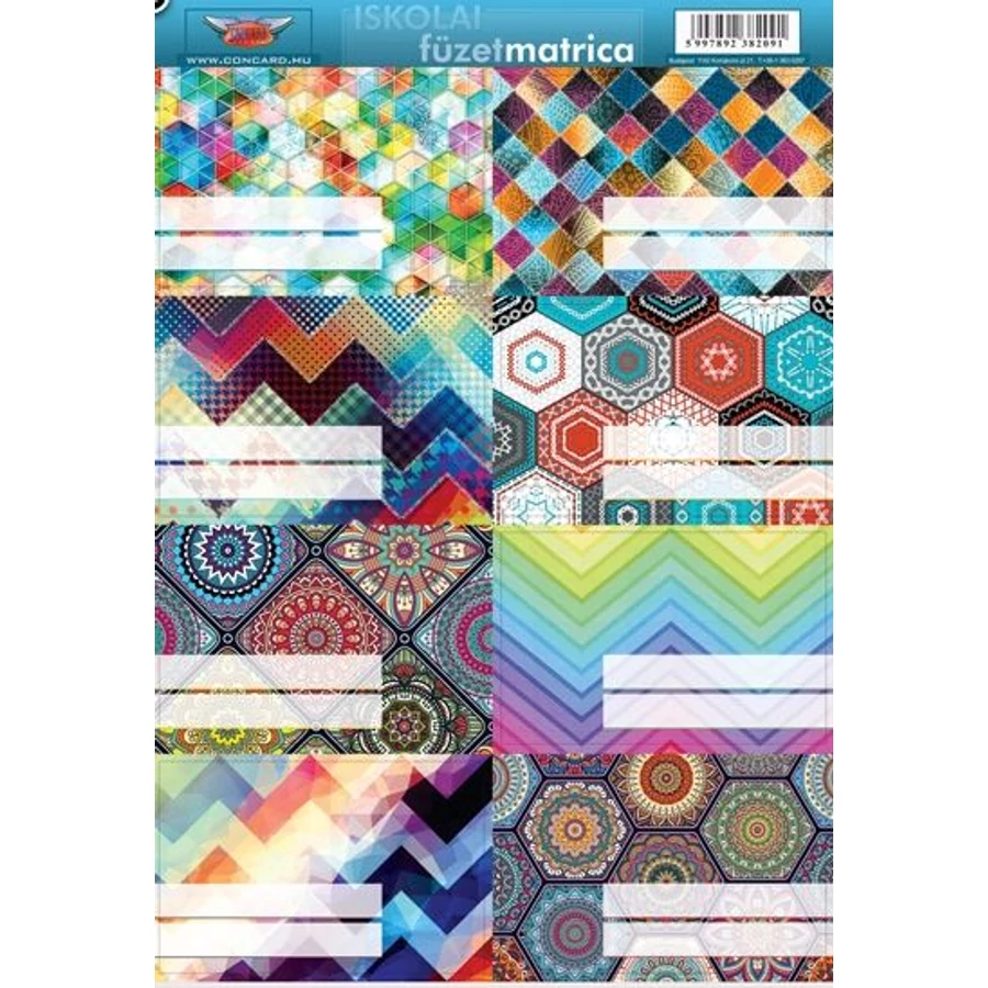 *32578 FÜZETCIMKE CONCARD 8db/iv