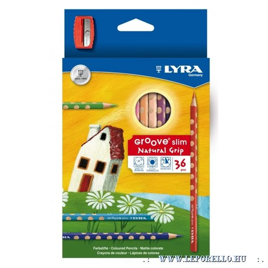 *32715 SZÍNESCERUZA 36 LYRA Groove Slim fogásjavító 2821360