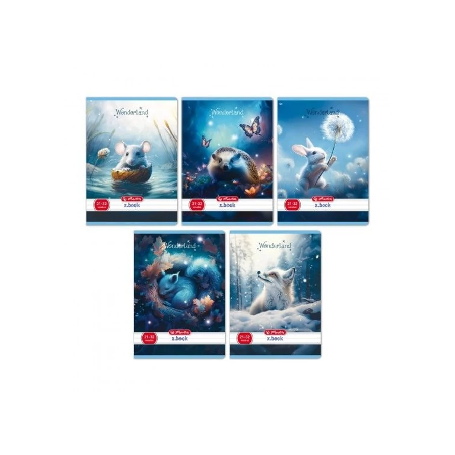 *32789 FÜZET A5 HERLITZ vonalas 21-32 Wondarland