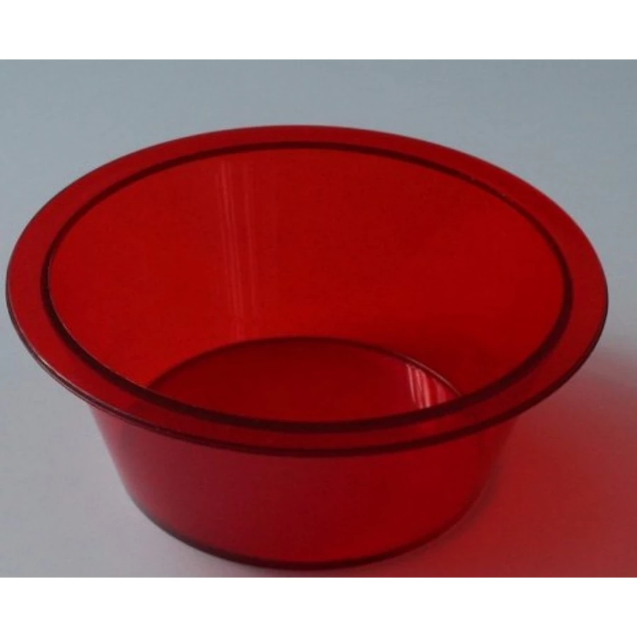 *32897 ECSETTÁL színes áttetsző 9cm