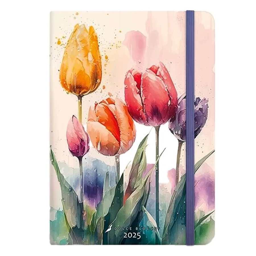 *33397 HATÁRIDŐNAPLÓ 2025 B6 heti SECRET calendar Lizzy Dolce Blocco gumis