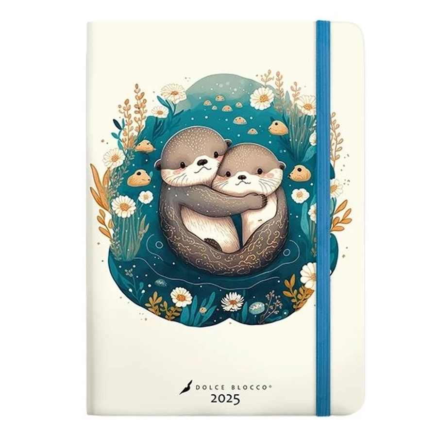 *33397 HATÁRIDŐNAPLÓ 2025 B6 heti SECRET calendar Lizzy Dolce Blocco gumis