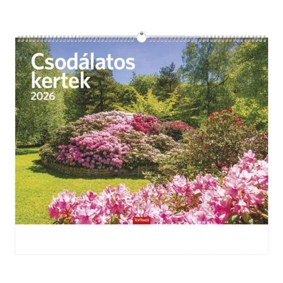 *33523 FALINAPTÁR 2026 Csodálatos kertek T093-25  42*31cm