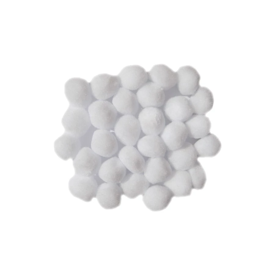 *34282 POM-POM dekor 30mm színes CRE ART 30db/csom