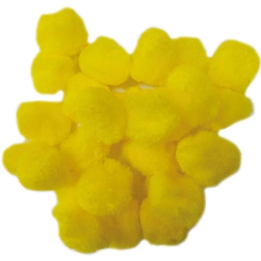 *34282 POM-POM dekor 30mm színes CRE ART 30db/csom
