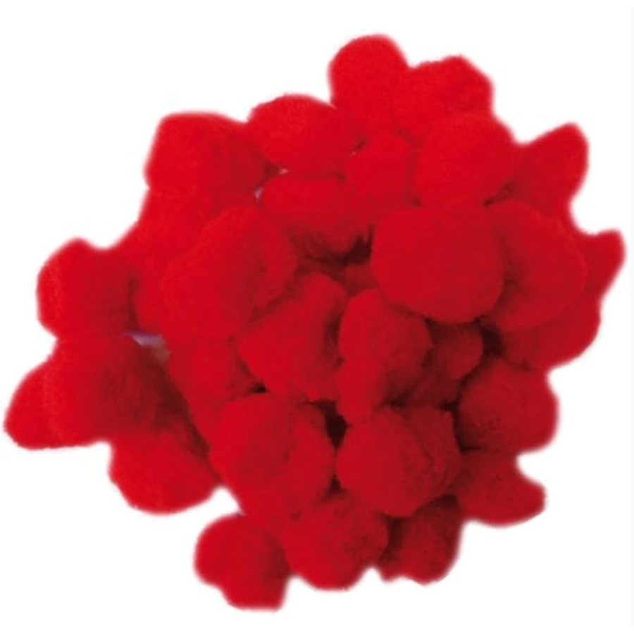 *34282 POM-POM dekor 30mm színes CRE ART 30db/csom