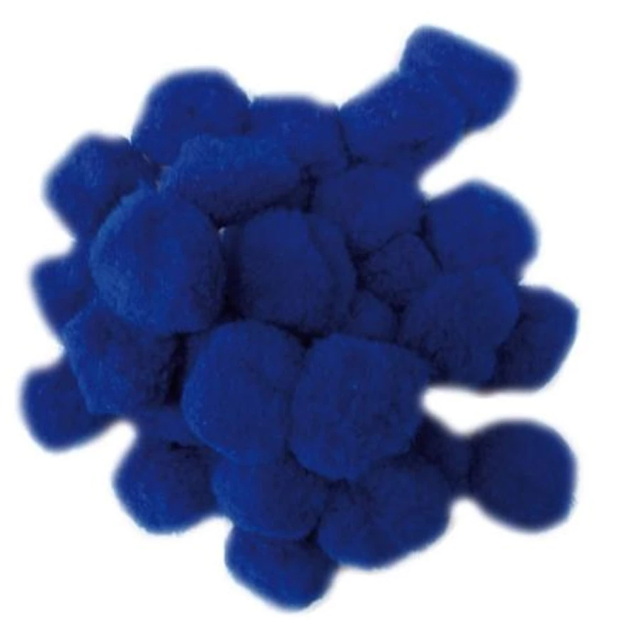 *34282 POM-POM dekor 30mm színes CRE ART 30db/csom