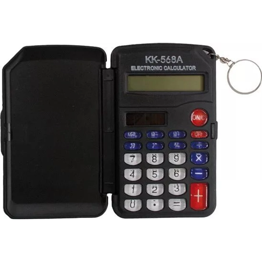 *34336 SZÁMOLÓGÉP zseb KK-568A 8 dig. fedeles