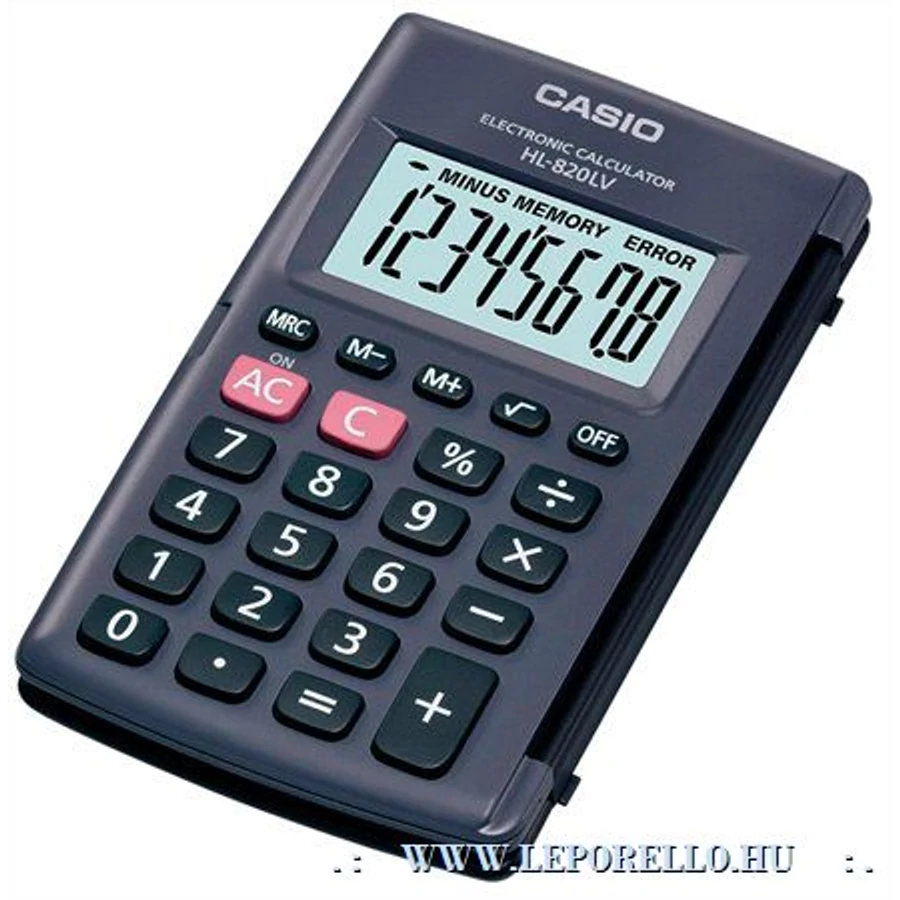 SZÁMOLÓGÉP CASIO zseb HL-820LV