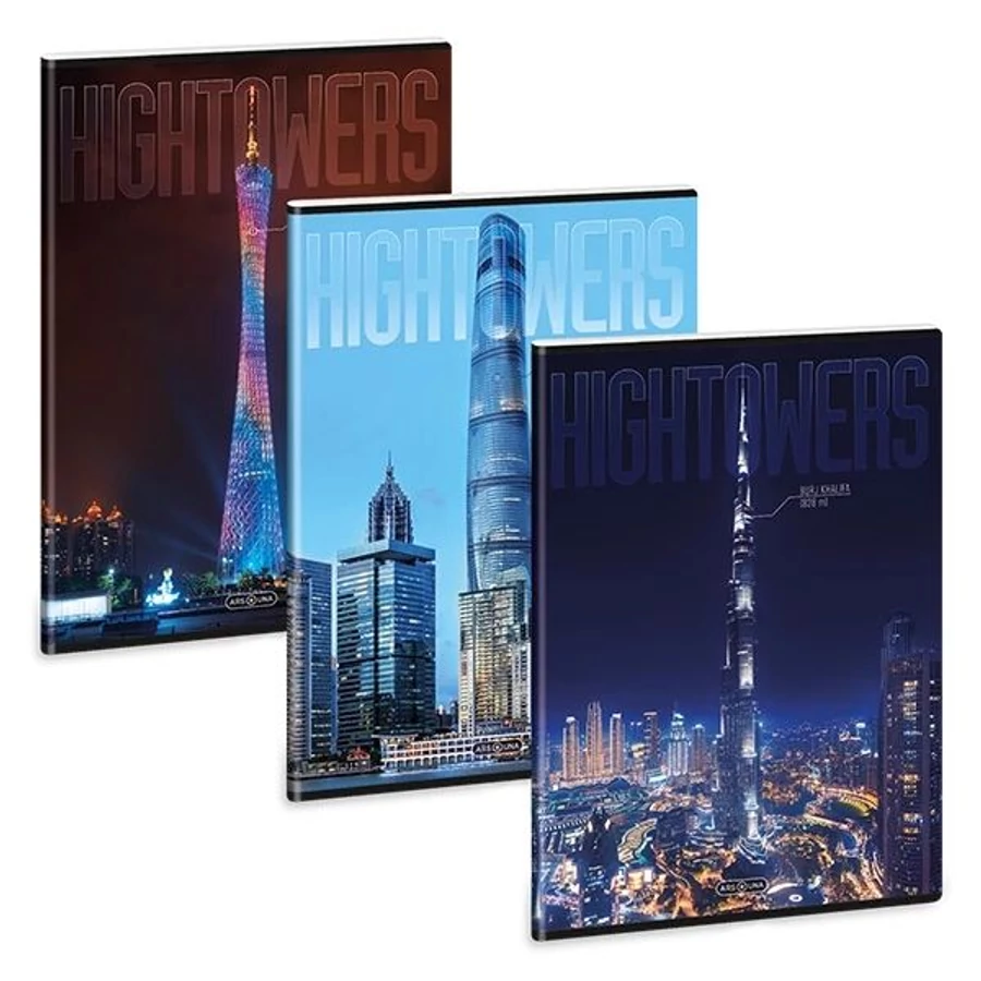 *35471 FÜZET A4 ARS UNA kockás extra kapcsos 87-40 Hightower