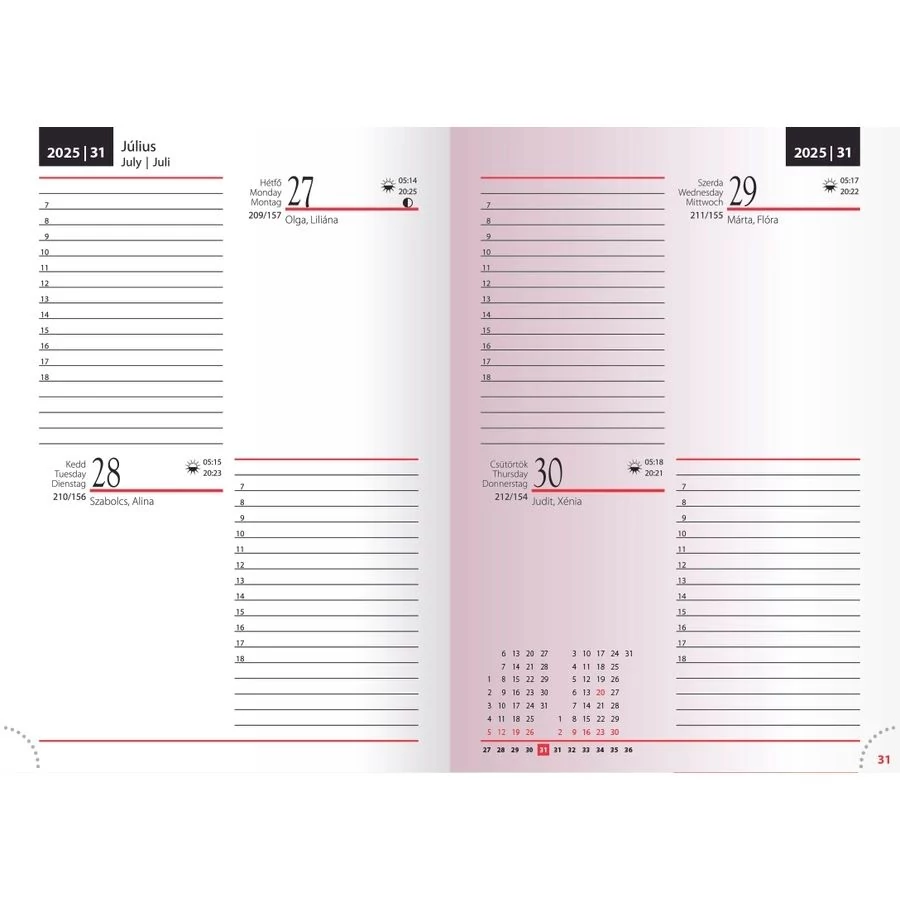 *35927 HATÁRIDŐNAPLÓ 2025 B6 napi Realsystem-5441 2-DAY 2nap-1oldal